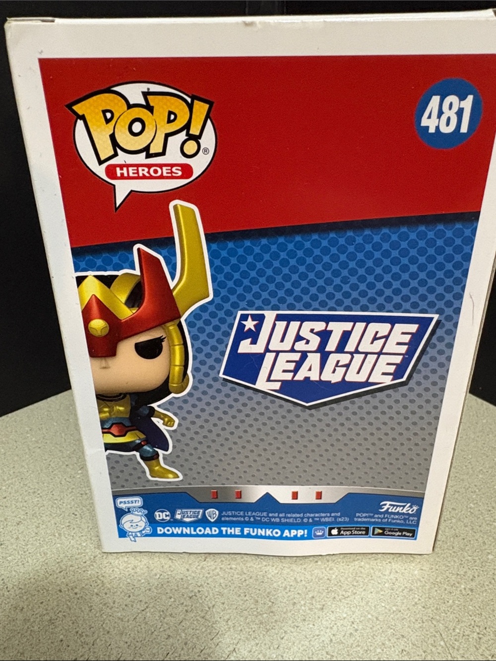 Justice League PoP! BIG BARDA #481 Exclusive Convention Limited Edition - Picture 3 of 5